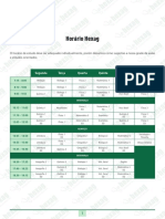 Horário de estudos semanal para vestibulares