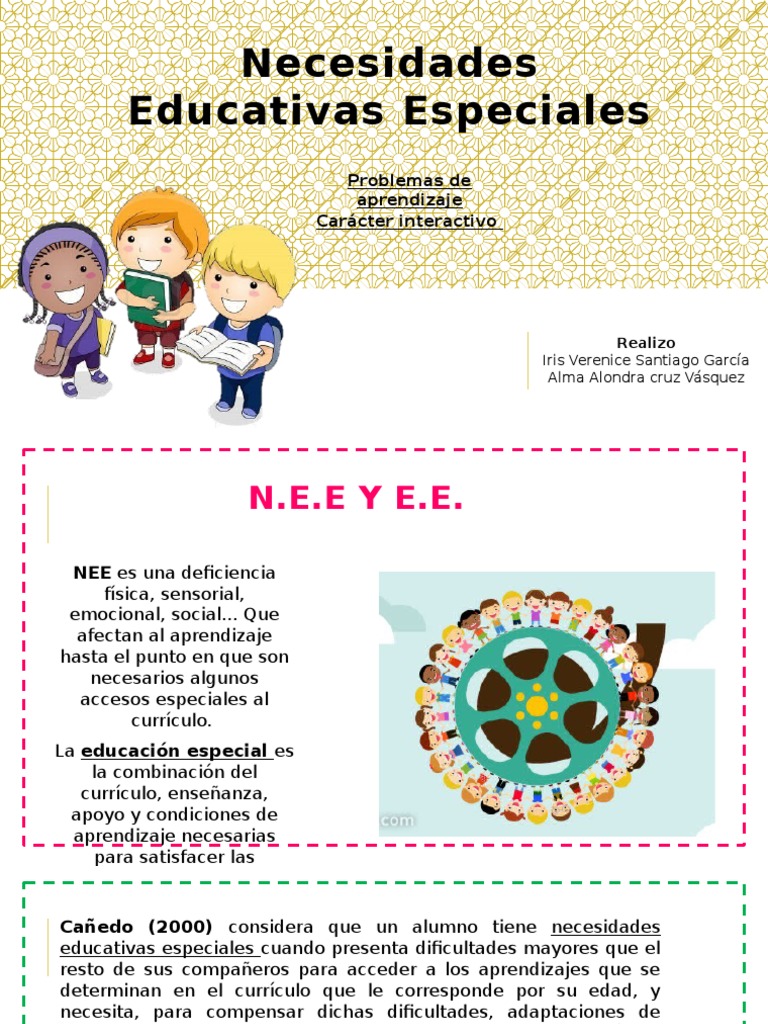 Necesidades Educativas y Problemas de Aprendizaje | PDF | Dislexia ...