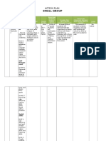 Small Group Action Plan