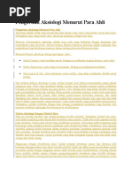 Download Pengertian Aksiologi Menurut Para Ahli by Yuliana Wulandari SN340556457 doc pdf