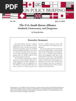Download The US-South Korea Alliance Outdated Unnecessary and Dangerous Cato Foreign Policy Briefing No 90 by Cato Institute SN34055902 doc pdf