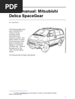 Download Mitsubishi Delica User Manual Spacegear 1997 E12 by Mel Ipona SN34055921 doc pdf