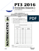 Matematik TPT3 2016 MPSM Kedah Soalan