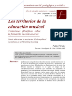 Vicari, P. (2016) Territorios de La Educación Musical, Variaciones Filosóficas.