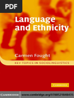 Download Language and Ethnicity Key Topics in Sociolinguistics by mampiy SN340567325 doc pdf
