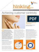 Free Thinking Achieving Customer Centricity Using Immersion Techniques To Get Closer To The Pulse of The Customer