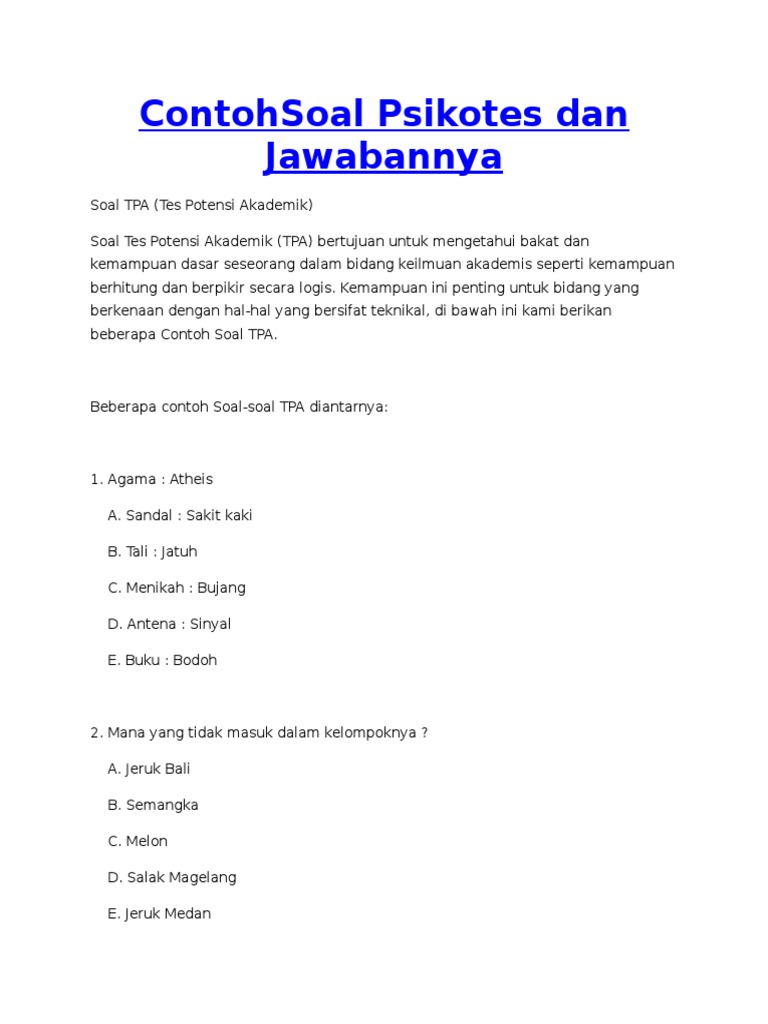 Featured image of post Psikotes Pt Pharos Panduan umum apa itu arti tes psikotes tips dan trik serta contoh soal tes psikotes lengkap dengan pembahasan dan kunci jawaban hanya ada di tespsikotes com