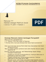 1. Manusia Dan Kebutuhan Dasar