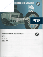 Manual Servicio BMW K75 PDF