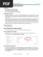 1.2.1.8 Lab - Selecting Switching Hardware