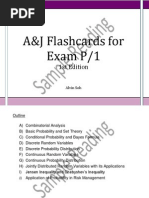 A&J Flashcards For SOA Exam P/CAS Exam 1