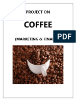 19655653 Coffee Project Marketing and Finance