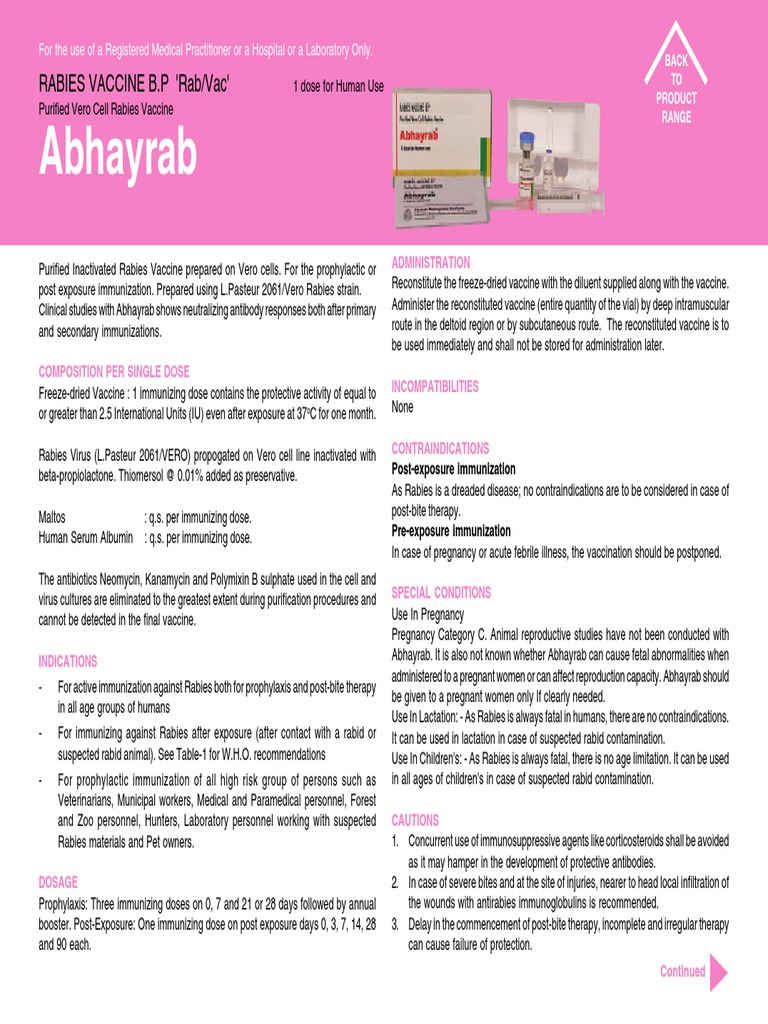Abhay Arab | PDF | Rabies | Vaccines
