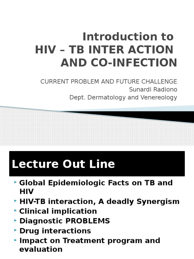 Hiv - TB Interaction | PDF | Tuberculosis | Management Of Hiv/Aids