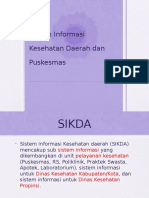 SIKDA Dan Puskesmas