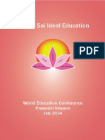 Sathya Sai Education Conference Booklet 2014