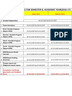 Pmms Tasks Schedule For Semester 8, Academic Year (2016-17) : Sr. No. Tasks Zone 1 & 2 Zone 3, 4 & 5