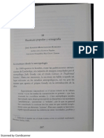 Escritura Popular e Etnografia