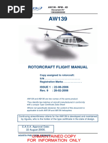 AW139 Flight Manual POH