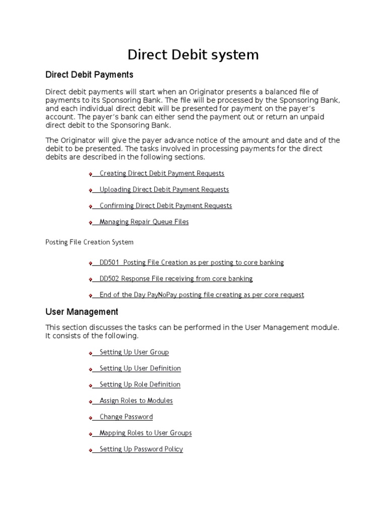 DDS File Format & Architecture PDF Payments Debit Card