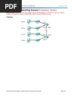 8.1.4.7 Packet Tracer - Subnetting Scenario 1 - ILM