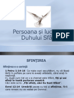 Persoana Si Lucrarea Duhului Sfant [Lectia 8]