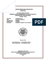 Laporan Rencana Kegiatan KKN-PPM UGM Sumber Kidul, Berbah, Sleman, YK