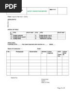 Emami Infrastructure Limited: Safety Inspection Report