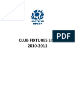 All Men's 1st XV Club Fixtures 2009-10 - FINAL at 5 July 2010 [2]