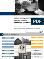 Sap Business Consulting: Patient Management by SAP