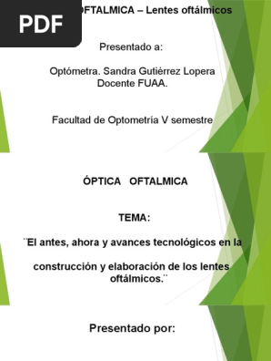 Lentes oftálmicas pdf clearance