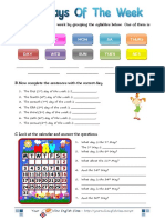 Days of The Week