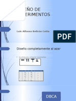 Diseño de Experimentos