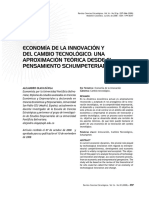 ECONOMÍA DE LA INNOVACIÓN Y DEL CAMBIO TECNOLÓGICO UNA APROXIMACIÓN TEÓRICA DESDE EL PENSAMIENTO SCHUMPETERIANO.pdf