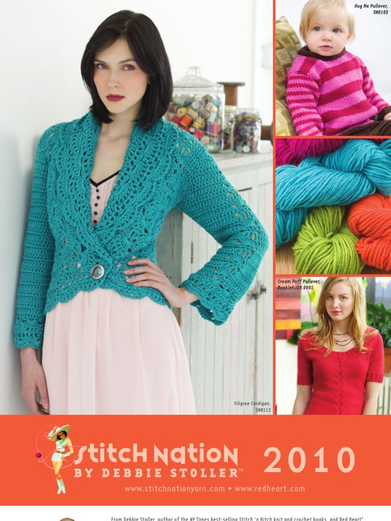 Red Heart Yarns Stitch Nation Brochure Yarn Crochet