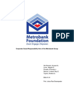 CSR Arm of Metrobank Group