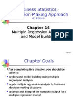 Business Statistics: A Decision-Making Approach: Multiple Regression Analysis and Model Building