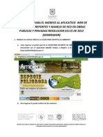 Manual de Registro y Actualizacion Aplicativo RCD SDA