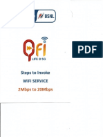 Process of Qfi BSNL WIFI