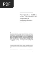 Por Que Ler Hobbes Como Um Teorico de Seguranca Internacional
