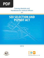 Sex Selection and PCPNDT