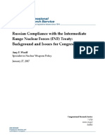 Russian Compliance with the Intermediate Range Nuclear Forces (INF) Treaty