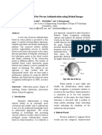 Retinal Images Authentication