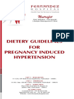 Dietary Guidelines For Pregnancy Induced Hypertension