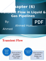 Chapter (6) : Transient Flow in Liquid & Gas Pipelines