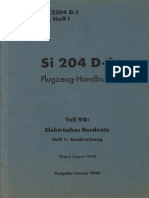 (1944) D.(Luft) T.2204 D-1 Teil 9B, Heft 1 - Si 204 D-1 Flugzeug-Handbuch Teil 9B