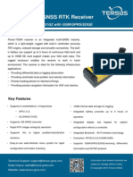 Precis-TX204 GNSS RTK Receiver: Gps L1L2/Glonass G1G2 With Gsm/Gprs/Edge