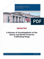 A Review of Investigations of The Osorio and Barba Firearms Trafficking Rings