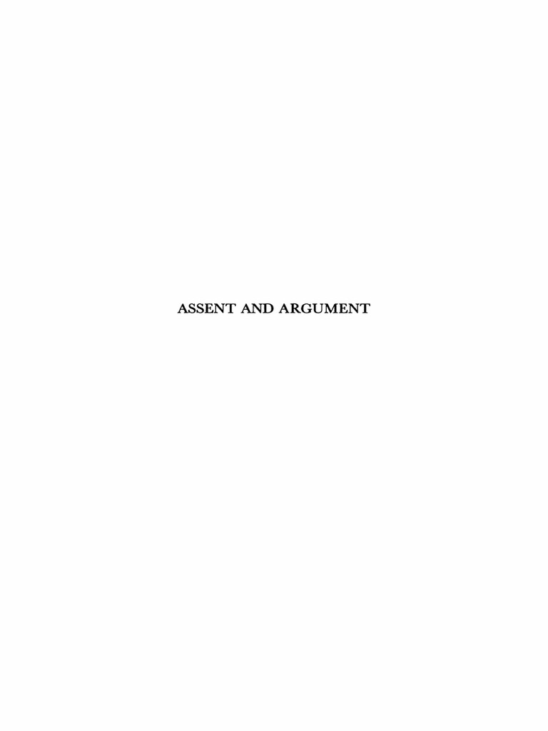PhA 076 - Inwood, Mansfeld (Eds.) - Assent and Argument photo