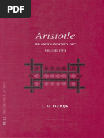 PhA 091-2 - Rijk - Aristotle Semantics and Ontology, Volume 2 - The Metaphysics. Semantics in Aristotle's Strategy of Argument PDF